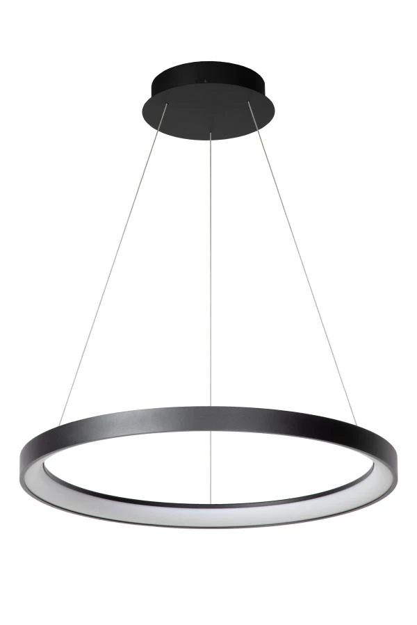 Lucide VIDAL - Lámpara colgante - Ø 58 cm - LED Regul. - 1x48W 2700K - Negro - apagado